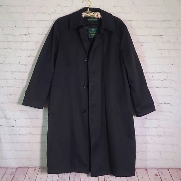 Jean-Paul Germain Elements All Weather Coat Trench Dress Black Size 40S - Picture 5 of 17